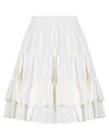 エムエスジイエム 【送料無料】 エムエスジイエム レディース スカート ボトムス Midi skirt White