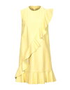 【送料無料】 レッドバレンティノ レディース ワンピース トップス Short dress Yellow