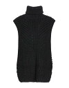 【送料無料】 ビアンコギアッチオ レディース ニット・セーター アウター Sleeveless sweater Black