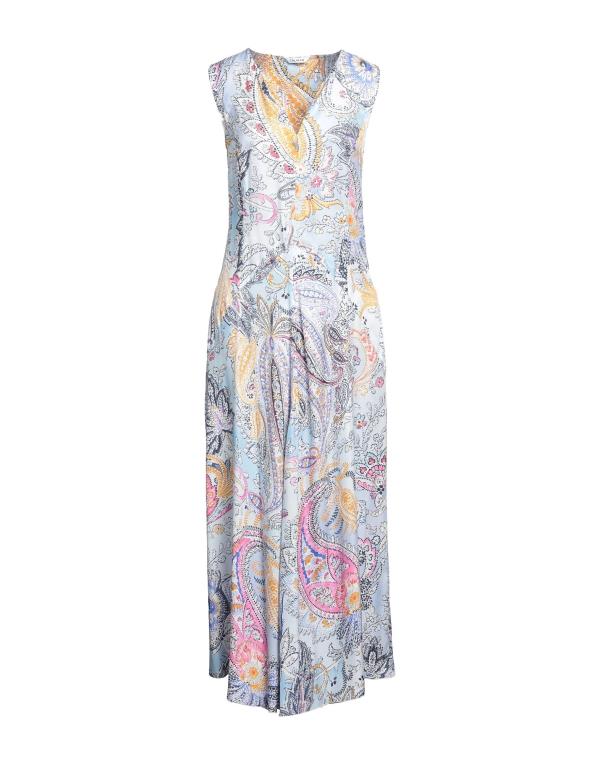 【送料無料】 キャリバン レディース ワンピース トップス Long dress Sky blue