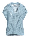 【送料無料】 アティックアンドバーン レディース ニット・セーター アウター Sweater Pastel blue