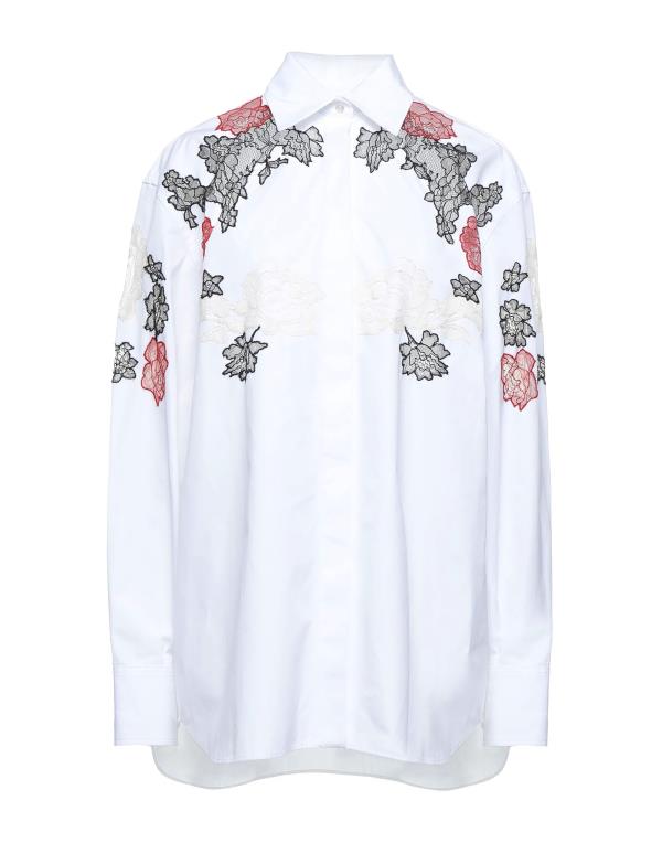 ̵ ƥ ǥ  ȥåץ Floral shirts & blouses White