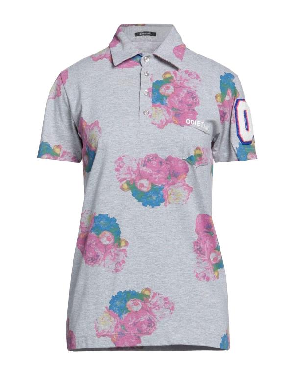【送料無料】 オーディー エト アモー レディース ポロシャツ トップス Polo shirt Grey