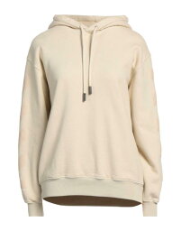 【送料無料】 オフホワイト レディース パーカー・スウェット アウター Hooded sweatshirt Beige