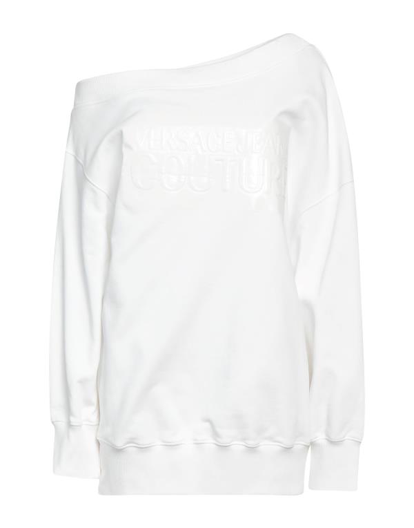 【送料無料】 ヴェルサーチ レディース パーカー・スウェット アウター Sweatshirt Off white