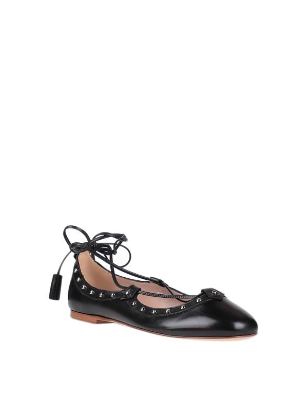 【送料無料】 トッズ レディース ベルト アクセサリー Ballet flats Black