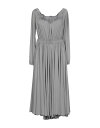 【送料無料】 ヴァレンティノ レディース ワンピース トップス Midi dress Grey