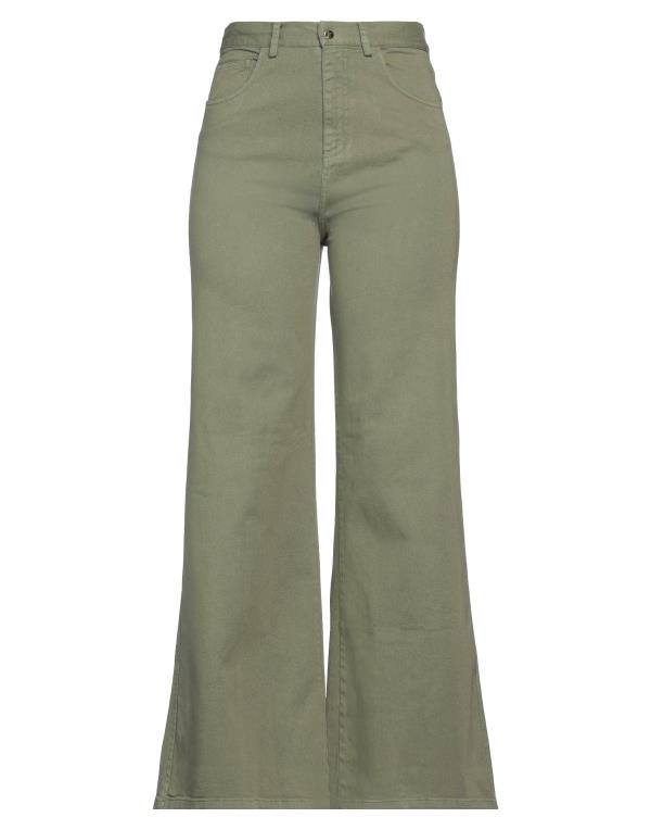 【送料無料】 メルシー レディース デニムパンツ ボトムス Denim pants Military green