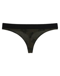 【送料無料】 モスキーノ レディース パンツ アンダーウェア Thongs Military green