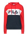 【送料無料】 フィラ レディース パーカー・スウェット アウター Hooded sweatshirt Red