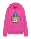 【送料無料】 バルマン レディース パーカー・スウェット アウター Sweatshirt Fuchsia