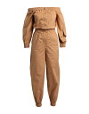 【送料無料】 ジジル レディース ワンピース トップス Jumpsuit/one piece Camel