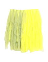 【送料無料】 アニエバイ レディース スカート ボトムス Mini skirt Acid green