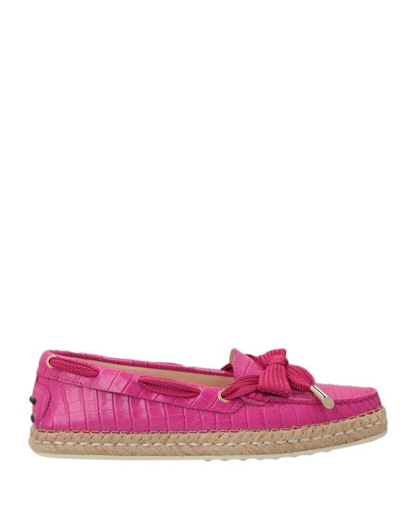 【送料無料】 トッズ レディース スリッポン・ローファー シューズ Espadrilles Fuchsia