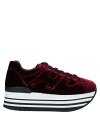 【送料無料】 ホーガン レディース スニーカー シューズ Sneakers Burgundy