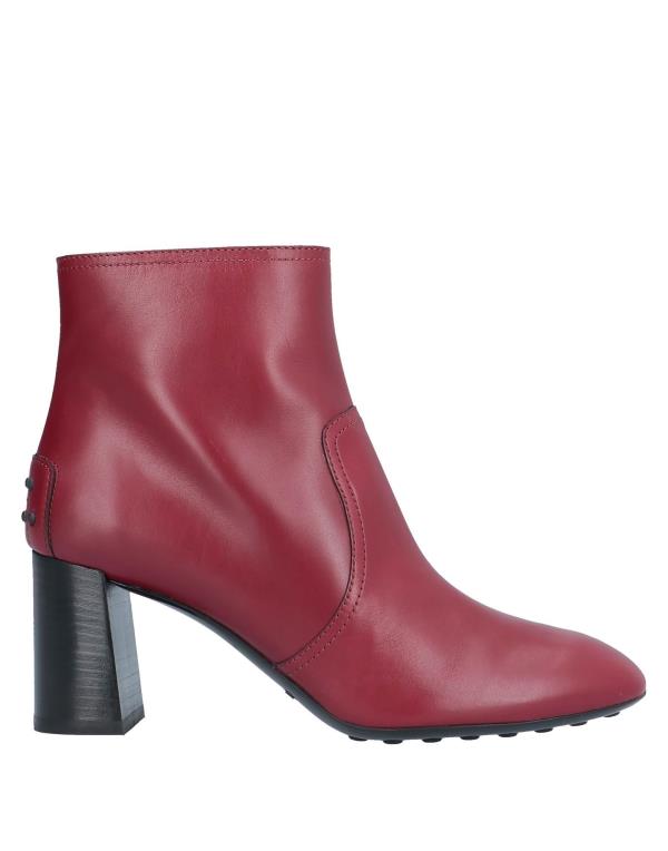 トッズ ブーツ レディース 【送料無料】 トッズ レディース ブーツ・レインブーツ ブーティ シューズ Ankle boot Burgundy