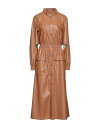 yz GJEJ@[j fB[X s[X gbvX Midi dress Brown