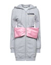 【送料無料】 モスキーノ レディース パーカー・スウェット フーディー アウター Hooded sweatshirt Grey