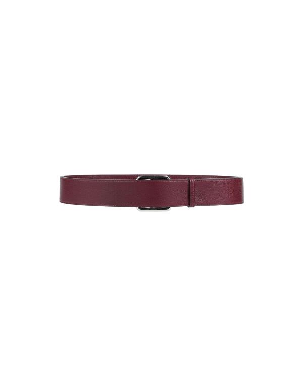 【送料無料】 アレキサンダー・マックイーン レディース ベルト アクセサリー Regular belt Burgundy