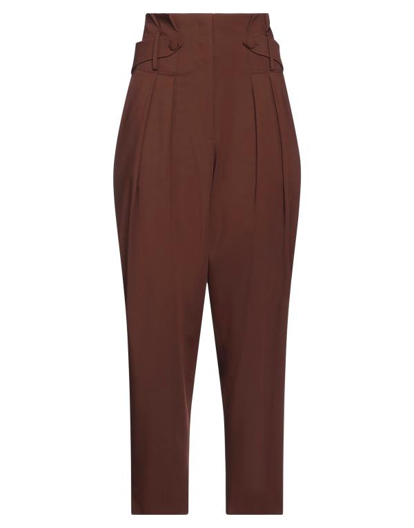 【送料無料】 フェデリカ トシ レディース カジュアルパンツ ボトムス Casual pants Dark brown