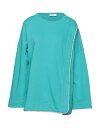 【送料無料】 ジジル レディース パーカー・スウェット アウター Sweatshirt Turquoise