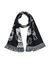 アレキサンダーマックイーン 【送料無料】 アレキサンダー・マックイーン レディース マフラー・ストール・スカーフ アクセサリー Scarves and foulards Black