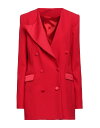 【送料無料】 コスチュームナショナル レディース ジャケット・ブルゾン ブレザー アウター Blazer Red