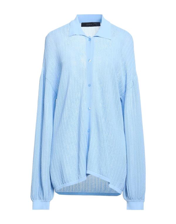【送料無料】 フェデリカ トシ レディース カーディガン アウター Cardigan Sky blue