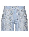 【送料無料】 エルマンノ シェルヴィーノ レディース ハーフパンツ・ショーツ ボトムス Shorts & Bermuda Sky blue