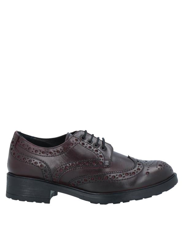 【送料無料】 エバリート レディース スリッポン・ローファー シューズ Laced shoes Dark brown 1