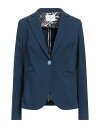 【送料無料】 カフェノワール レディース ジャケット・ブルゾン ブレザー アウター Blazer Navy blue