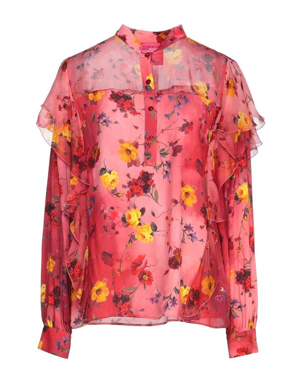 yz u} fB[X Vc gbvX Floral shirts & blouses Red