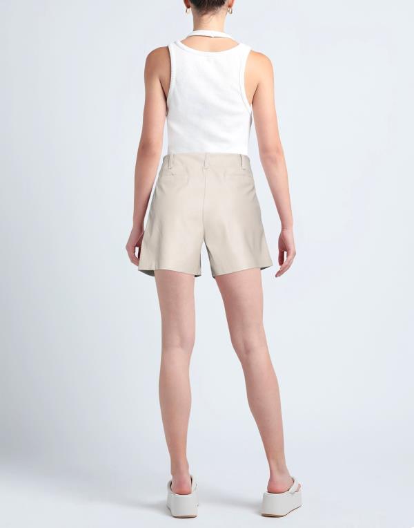 【送料無料】 ピンコ レディース ハーフパンツ・ショーツ ボトムス Shorts & Bermuda Light grey 3