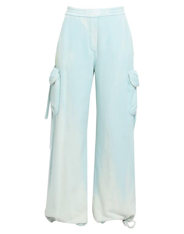 【送料無料】 オフホワイト レディース カジュアルパンツ ボトムス Casual pants Turquoise