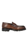 【送料無料】 サントーニ レディース スリッポン・ローファー シューズ Loafers Dark brown