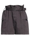 【送料無料】 イザベルマランエトワール レディース ハーフパンツ・ショーツ ボトムス Shorts & Bermuda Steel grey