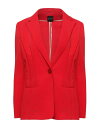 【送料無料】 クリスチーナエフェ レディース ジャケット・ブルゾン ブレザー アウター Blazer Red