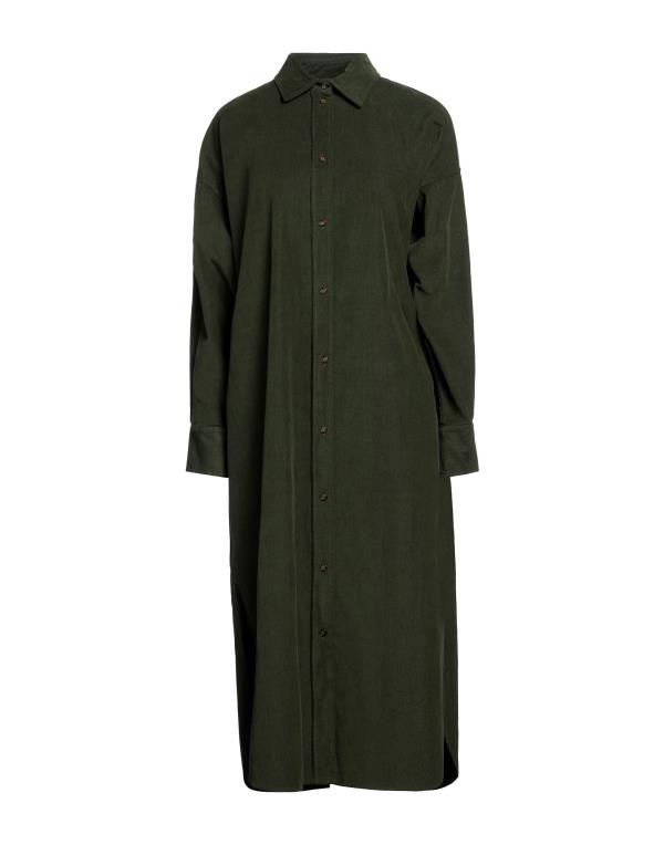 【送料無料】 オットダム レディース ワンピース トップス Midi dress Dark green