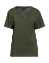 【送料無料】 セオリー レディース Tシャツ トップス T-shirt Military green