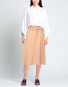 【送料無料】 ジル・サンダー レディース スカート ボトムス Midi skirt Sand