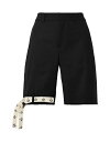 【送料無料】 モンス レディース ハーフパンツ・ショーツ ボトムス Shorts & Bermuda Black