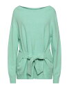 【送料無料】 アルファス テューディオ レディース ニット・セーター アウター Sweater Light green