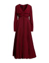 【送料無料】 ジャンバティスタ ヴァリ レディース ワンピース トップス Long dress Burgundy