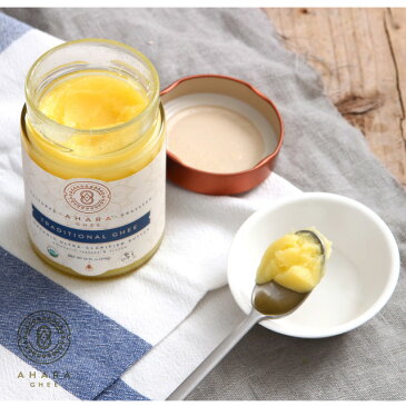 アハラ ギー ギーバター　有機精製バター 276g AHARA GHEE グラスフェッド ギーオイル 10oz ※返品交換不可