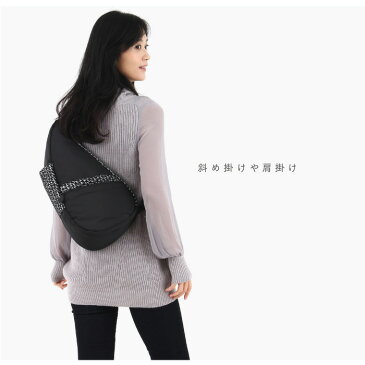 ヘルシーバックバッグ HEALTHY BACK BAG ジャギドプレイド Sサイズ ブラック&ホワイト 【斜めがけ 斜め掛け 肩掛け ワンショルダー メンズ レディース かわいい かっこいい おしゃれ 通勤 通学 小さい 小さめ ナイロン 大人 Sサイズ 使いやすい 軽量】