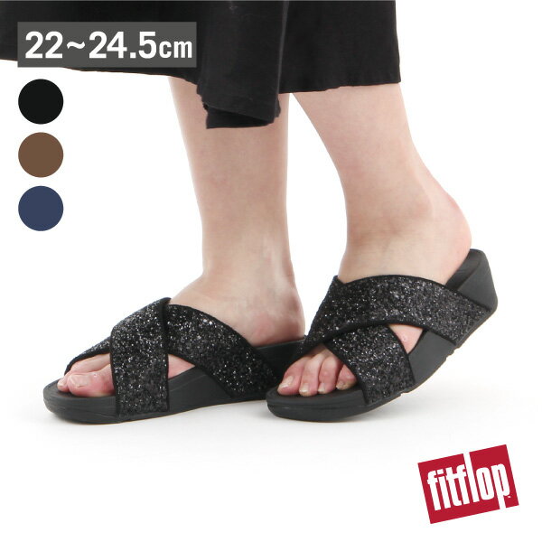 《クリアランス》FitFlop フィットフロップ ルル グリッタースライド【LULU GLITTER SLIDES サンダル】のサムネイル