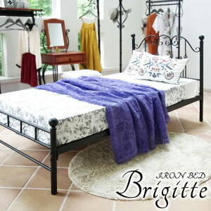 ベッド パイプベッド アイアンベッド お姫様ベッド シングル BSK-905SS pipe bed iron bed princess bed