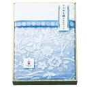 今治纏布 今治産ジャガードタオルケット ／ ブルー ギフト 引き出物 引出物 出産内祝い 内祝い 結婚祝い 快気祝い 快気内祝い 新築祝い お返し ご挨拶 新築内祝い 香典返し