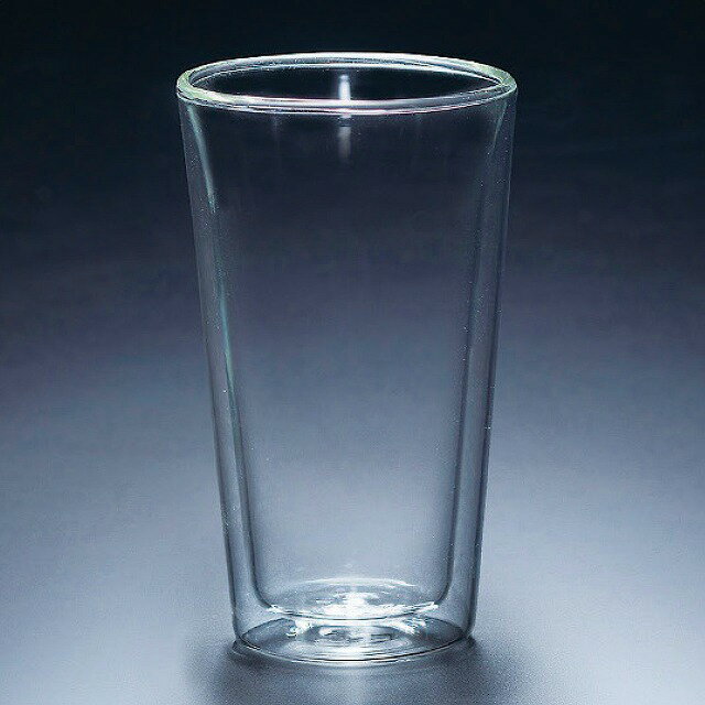 ●セット内容／直径8.5cm高さ14.2cm容量約370mlハイボールグラス1客・ホウ素ガラス・［中国製］●箱サイズ／9×15.2×9cm・60サイズ・420g二重構造で保温・保冷ができるハイボールグラスです。結露がでません。温かい飲み物も冷たい飲み物にも。
