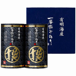 ●セット内容／味付海苔(8切10枚)2個●箱サイズ／15×7.6×14.2cm●原産国／日本製●賞味期間／製造日より常温約360日●アレルゲン／小麦●重量／135g栄養素が豊富な有明海の漁場で今年初めて摘み取られた貴重な海苔「一番摘み海苔」一番摘みならではの柔らかく風味豊かでパリッとした食感と口どけの良さが特徴的な美味しい海苔の詰合せです。